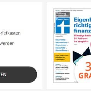 📰Die Zeitschriften Test und Finanztest in Papierform 3 Monate für Lau