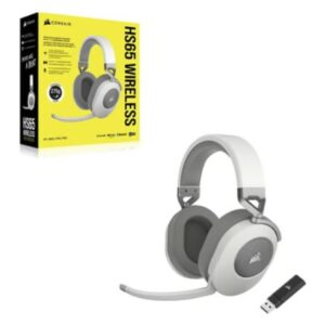 Corsair HS65 Wireless White Gaming-Headset (Kompatibel mit PS5, PS4, PC, Bluetooth) für 76,98€ statt 97€