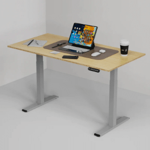 Thumbnail Höhenverstellbarer Schreibtisch Ergofino DT20L mit Bambus-Tischplatte für 299€ (statt 419€)