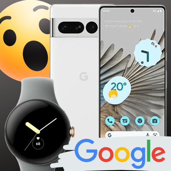 Thumbnail SCHNELL! 💨 inkl. Google Pixel Watch LTE 😯🔥 Google Pixel 7 Pro (128GB) für 49€ + 20GB LTE Vodafone Allnet für 19,99€ /Monat + 50€ Wechselbonus (freenet Vodafone green Tarif)
