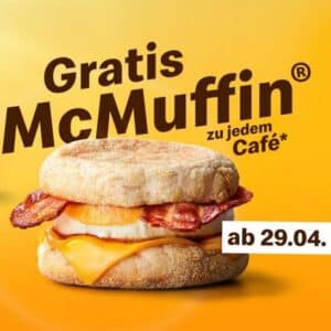 GRATIS McMuffin bei McDonald's! ✔️ zu jedem Cafè, Cappuccino oder Latte Macchiato 🤩