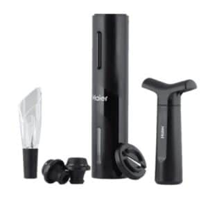 HAIER HAWUKIT06 Weinset / elektrischer Korkenzieher (Ladung per USB) | 9€ bei Abholung | 15,99€ mit Versand (statt 33,52€)