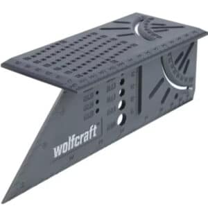wolfcraft I 3D-Gehrungswinkel I 5208000 I zum Bearbeiten von dreidimensionalen Werkstücken I Anschläge für 45°- und 90°-Winkel für 4,45€ (statt 6,92€)
