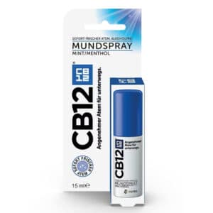 CB12 Spray: Mundspray für angenehmen Atem unterwegs, Mint/Menthol gegen Mundgeruch, 15 ml für 3,49€ (statt 6,99€)