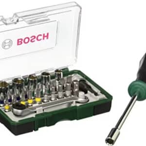 Bosch 27-teiliges Mini-Ratschen-Set + Handschraubendreher für 16,99€ (statt 21,27€)