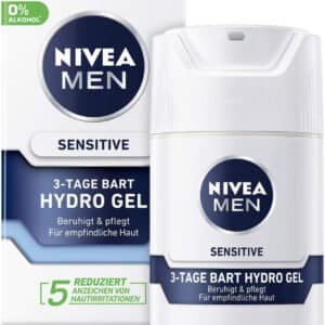 Nivea Men Sensitive 3-Tage Bart Hydro Gel im 1er Pack 1 x 50 ml für 3,19€ (statt 5,95€)