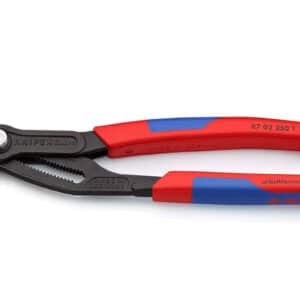 KNIPEX Cobra, Wasserpumpenzange | Rohrzange mit 2K-Griffen und Befestigungsöse, 250 mm