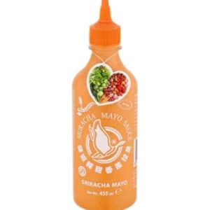 Flying Goose Sriracha Mayoo Sauce - Mayonnaise, würzig scharf, orange Kappe, Würzsauce aus Thailand, 1X 455ml für 4,94€ (statt 7,49€)
