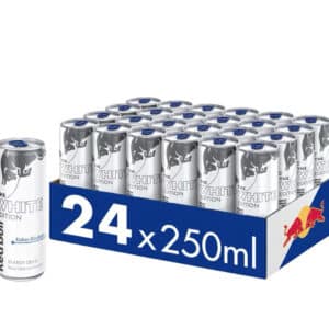 Red Bull Energy Drink White Edition - 24er Palette Dosen - Getränke mit Kokos-Blaubeere-Geschmack für 21,68€ (statt