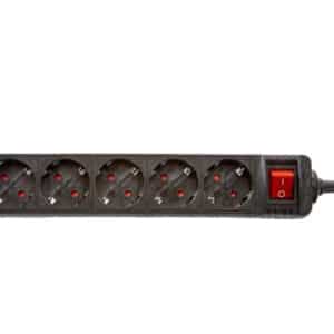Kopp 6-fach Steckdosenleiste mit beleuchtetem Schalter, 1,4 m für 5,03€ (statt 7,99€)