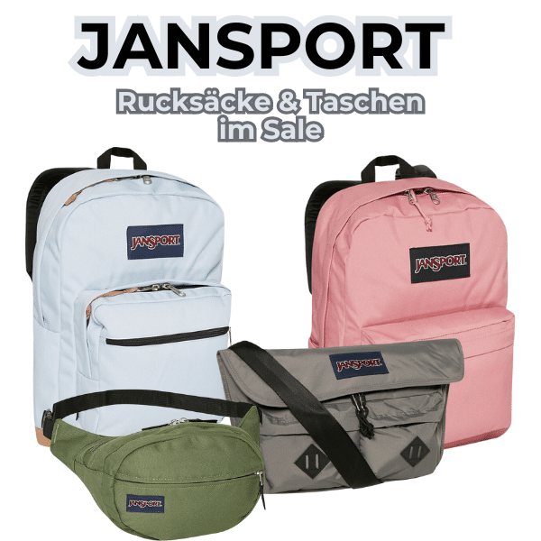 🎒 JANSPORT: Rucksäcke &amp; Taschen im Sale ab 9,99€