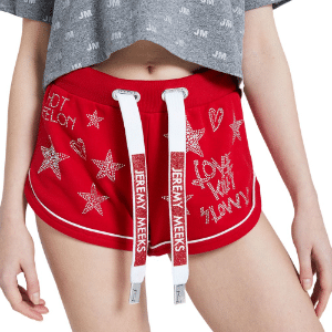 Jeremy Meeks Damen Hot Pants mit Glitzersteinen Ilva in versch. Farben für 11,99€ (statt 19€)