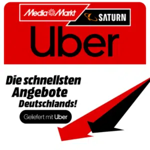 MediaMarkt & Saturn 🚚 Sofort-Lieferung von beliebten Produkten innerhalb von 90 Min. dank Uber