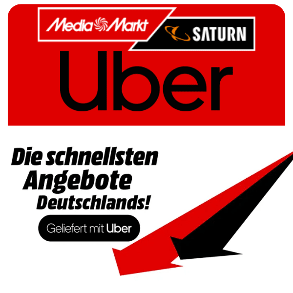 MediaMarkt &amp; Saturn 🚚 Sofort-Lieferung von beliebten Produkten innerhalb von 90 Min. dank Uber