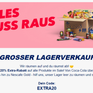 Motatos: Lagerverkauf 20% Extra-Rabatt auf alle Produkte im SALE