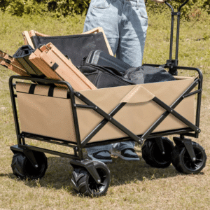 👨‍👩‍👧‍👦 Faltbarer Outdoor-Bollerwagen, Trolley, belastbar mit bis zu 150kg, 150L, ab 28,99€ 🤩