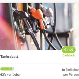 SCHNELL SEIN! 1€ Tankrabatt bei Marktguru