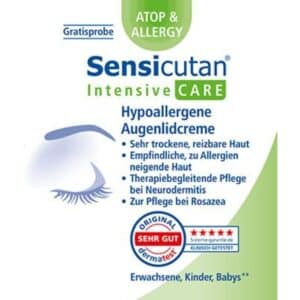 Sensicutan® CARE Augenlidcreme Probe gratis anfordern