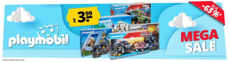 SportSpar: Bis zu 63% Rabatt auf Playmobil