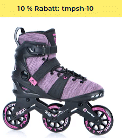 10% Rabatt-Code &#034;tmpsh-10&#034; für Inline-Skates sportega.de