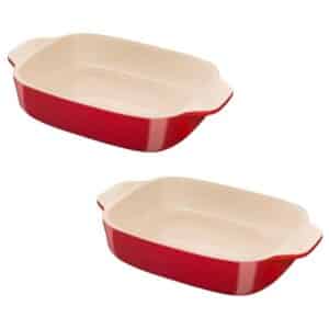 HAMMER-PREIS 💥 2x Keramik Auflaufform von der Top-Marke Staub nur 12,98€