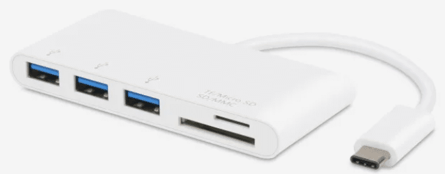 VIVANCO USB Type-C™ - Cardreader + HUB
