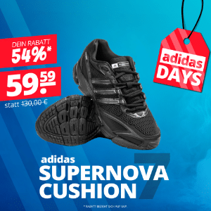 adidas Supernova Cushion 7 Laufschuh für 59,59€ (statt 73€)
