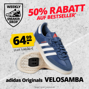 🚴‍♂️ Fahrradschuh adidas The Velosamba Vegan für 64,99€ (statt 79€) 🚀