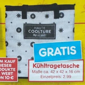 Kühltasche i.W.v 2,99€ gratis bei best. TK Produkten i.W.v. 10€