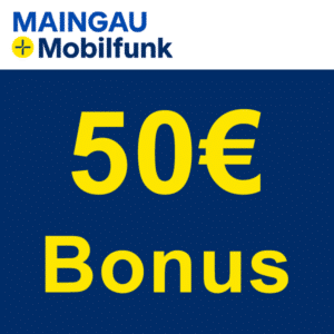 50€ Bonus auf alle MAINGAU Mobilfunktarife mit 24 Mon. ✔️ z.B. 13GB 5G & LTE o2 Allnet für 8,99€/Monat (eff. 6,91€/Monat) + 19,99€ AG