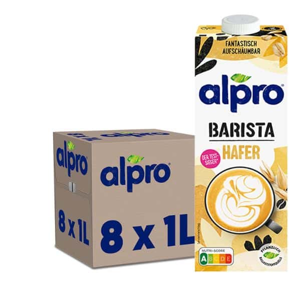 Thumbnail ☕️ Alpro Barista Haferdrink 1L - 8 Packungen für 14,72€ (statt 21,52€)