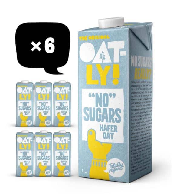 Thumbnail 🥛 Oatly Haferdrink No Sugars 6er-Pack für 10,06€ (statt 13,14€)