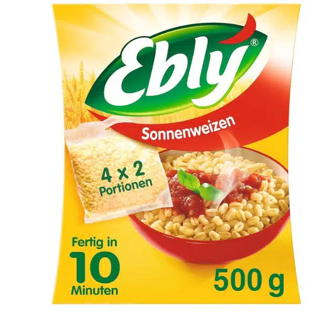 🌾 Ebly Sonnenweizen 24 Packungen à 125g für 11,39€ (statt 16,74€)