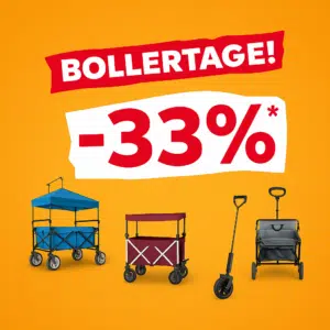 Noch 'ne Stunde! ⏰ Fuxtec: 33% Rabatt auf Bollerwagen