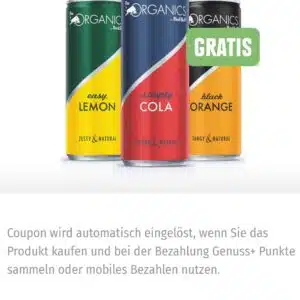 Edeka: Red Bull Organics gratis