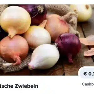 30 ct Cashback auf frische Zwiebeln