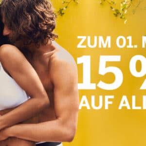 Schiesser: 15% auf Alles nur am 1. Mai