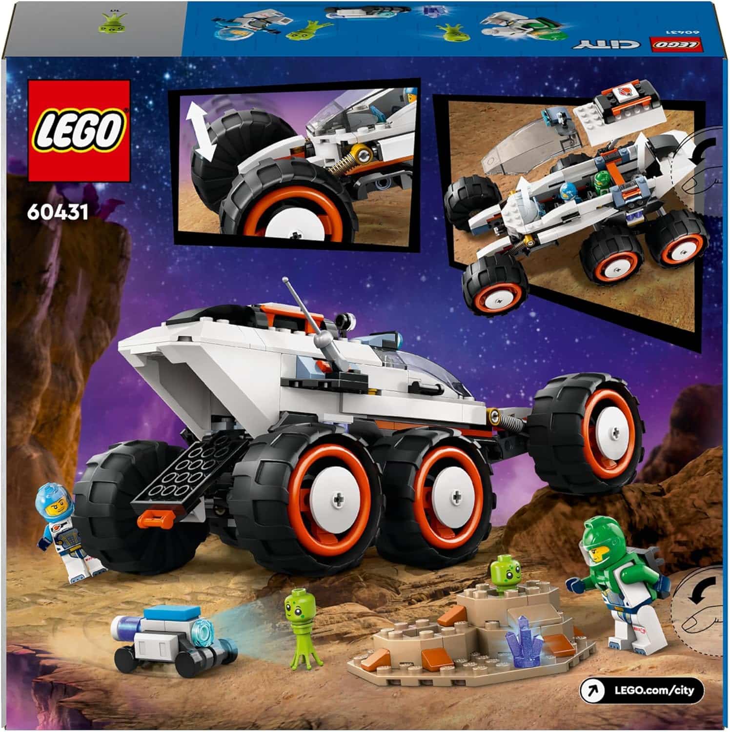 Thumbnail 🚀 LEGO City Weltraum-Rover für 16,99€ (statt 21€)