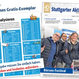 Gratisexemplar des Stuttgarter Aktienbriefs