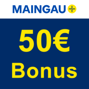 50€ Bonus auf alle MAINGAU Mobilfunktarife mit 24 Mon. ✔️ z.B. 15GB 5G & LTE o2 Allnet für 15,99€/Monat + 19,99€ AG
