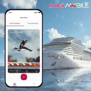 🛳️ Red Bull MOBILE Data Kreuzfahrtpakete | 1 GB für 15€ & 250 MB für 5€