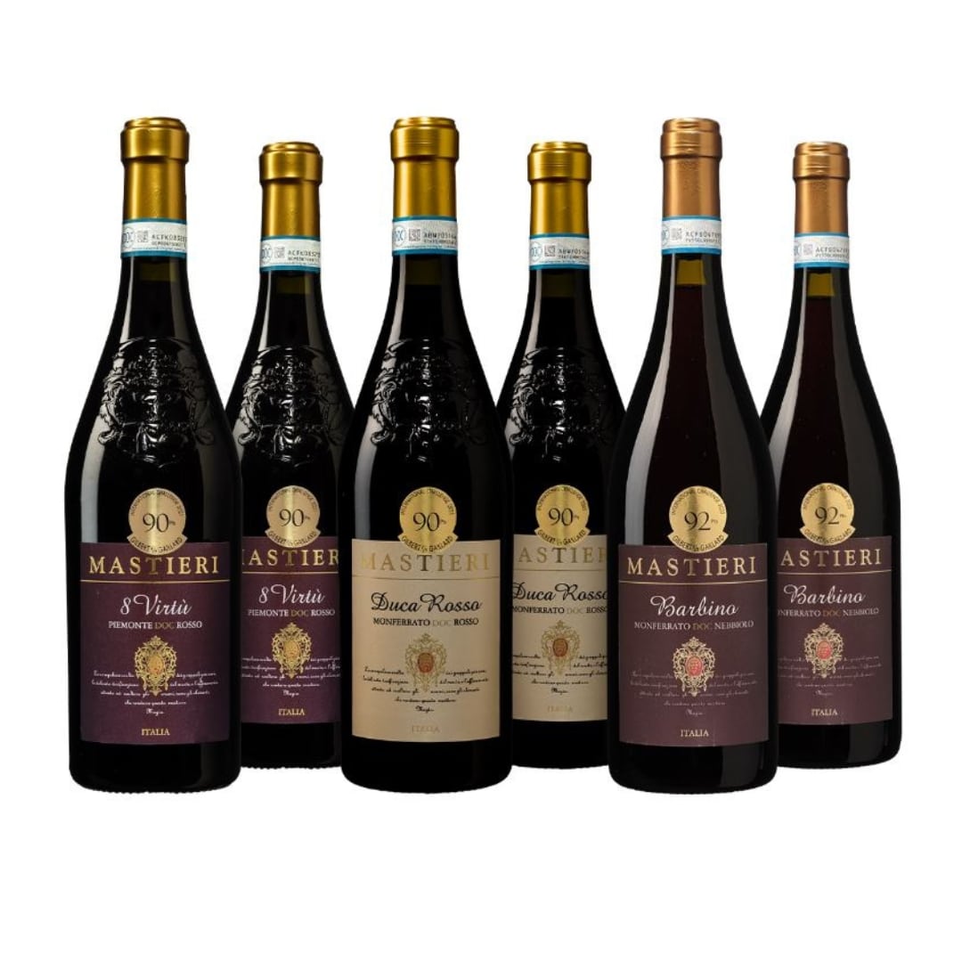 🍷 Mastieri Piemonte Weinpaket für 39,99€ (statt 59,99€)