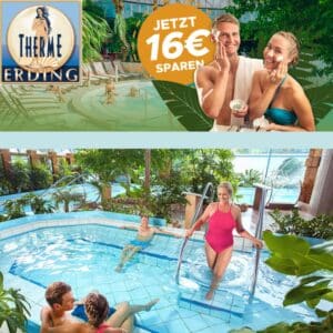 🌺 Therme Erding Wellnesstag inkl. VitalOase für Zwei für 98€ (statt 114€)