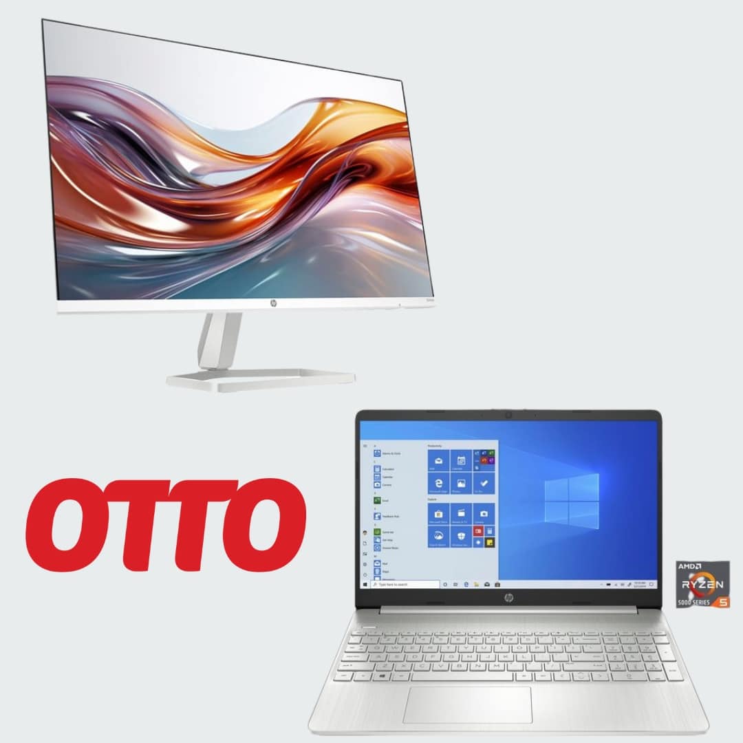 Thumbnail HP-Aktion bei OTTO mit 15% Rabatt - auch auf Sale z.B. HP LED-Monitor für 129,60€ (statt 166€)