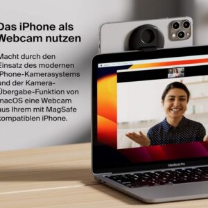 Belkin iPhone-Halter mit MagSafe für Mac-Notebooks (Schwarz) für 9,99€ statt 22,99€