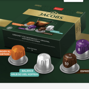 Gratis Jacobs Kaffeekapseln Produktbox