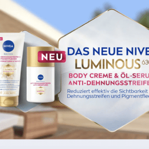 NIVEA BODY LUMINOUS630 gratis testen - Geld zurück bei Unzufriedenheit