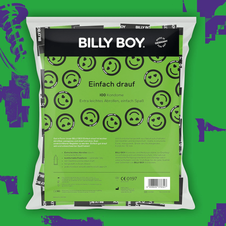 🛡️ Billy Boy Kondome 100er für 20,69€ (statt 36€)