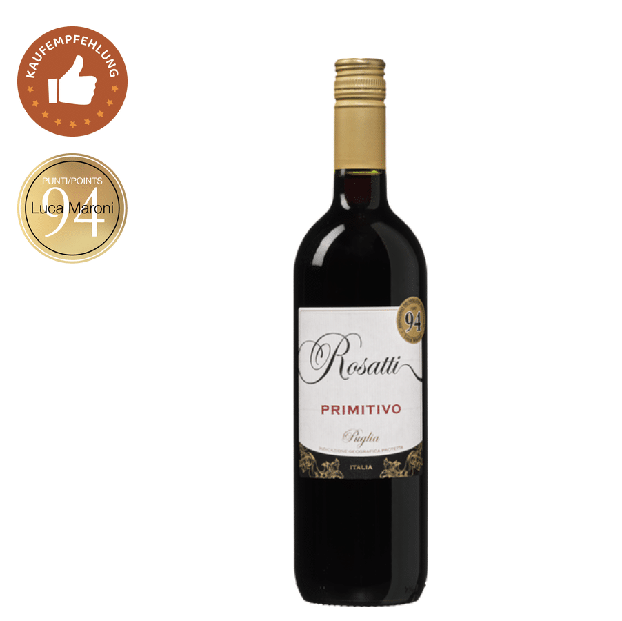 🍷 12x Rosatti Primitivo Puglia für 58,98€ (statt 108€)