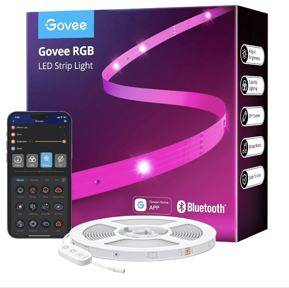 💡 Govee LED Strip Bluetooth RGB 30m für 18,19€ (statt 30€)